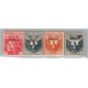 COLONIAS ITALIANAS SOMALIA 1916 Yv 20/3 SERIE COMPLETA NUEVA CON GOMA CRUZ ROJA 80 EUROS